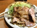 豚肉生姜焼き、アサヒ　スーパードライ